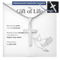 Organ Donor Gift Of Life Personalized Cross Necklace
