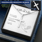 Organ Donor Gift Of Life Personalized Cross Necklace