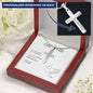 Organ Donor Gift Of Life Personalized Cross Necklace