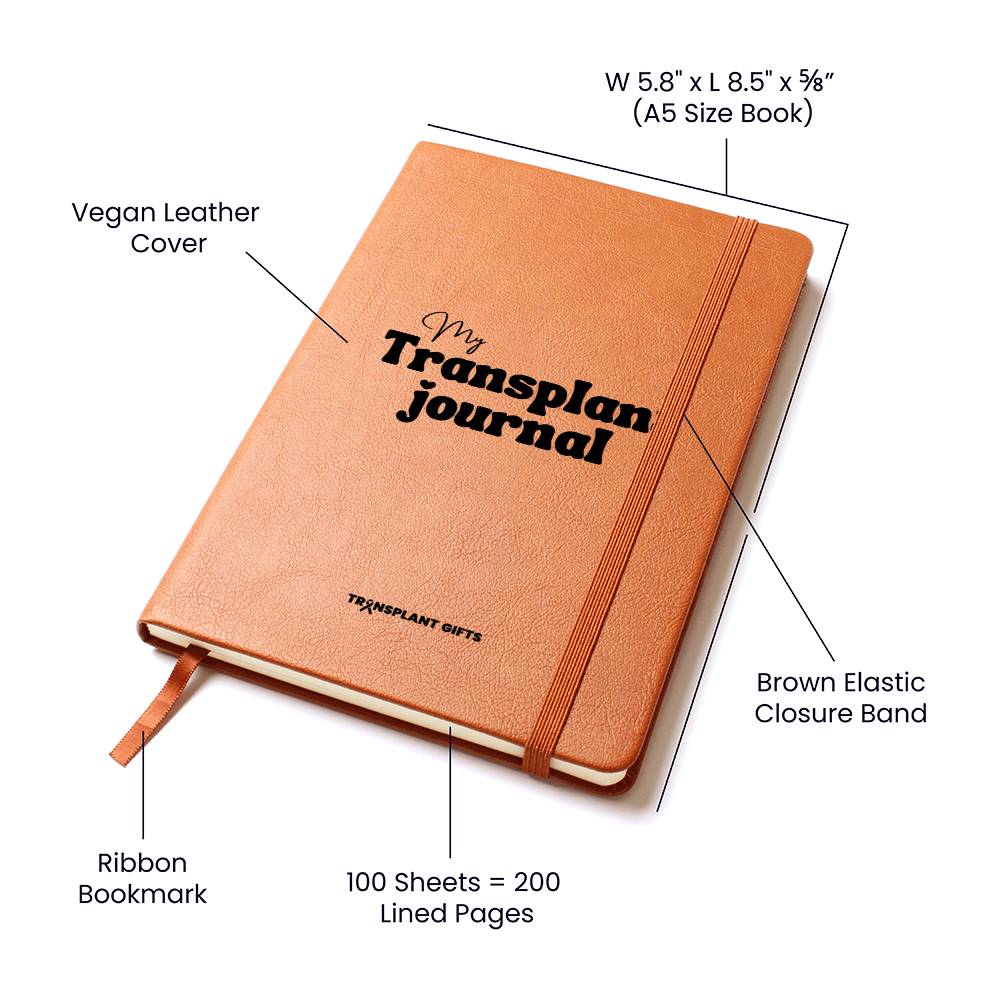 My Transplant Journal — Diary & Planner Notebook for Transplant Recipients