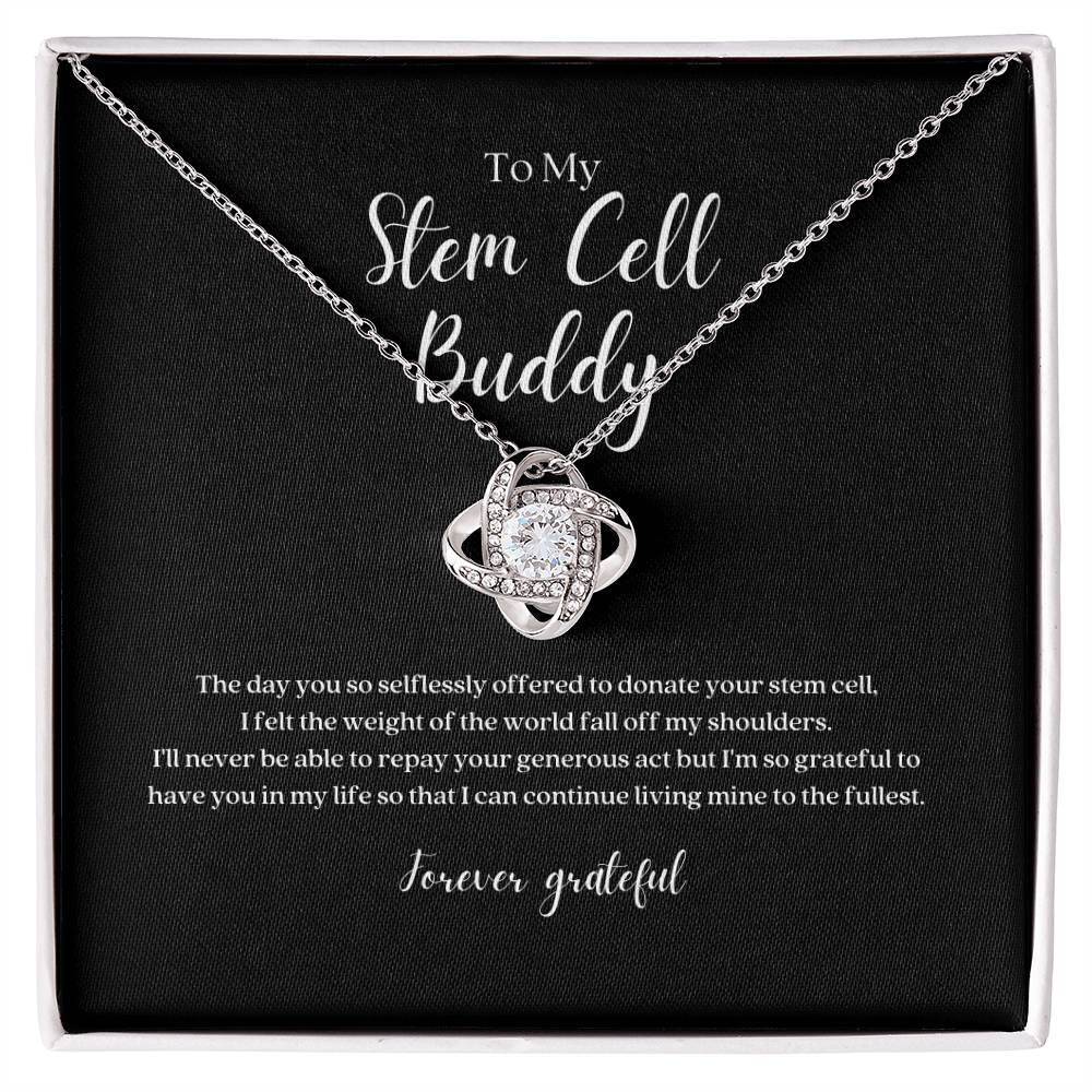 Stem Cell Buddy 'Forever Grateful' Knot Necklace