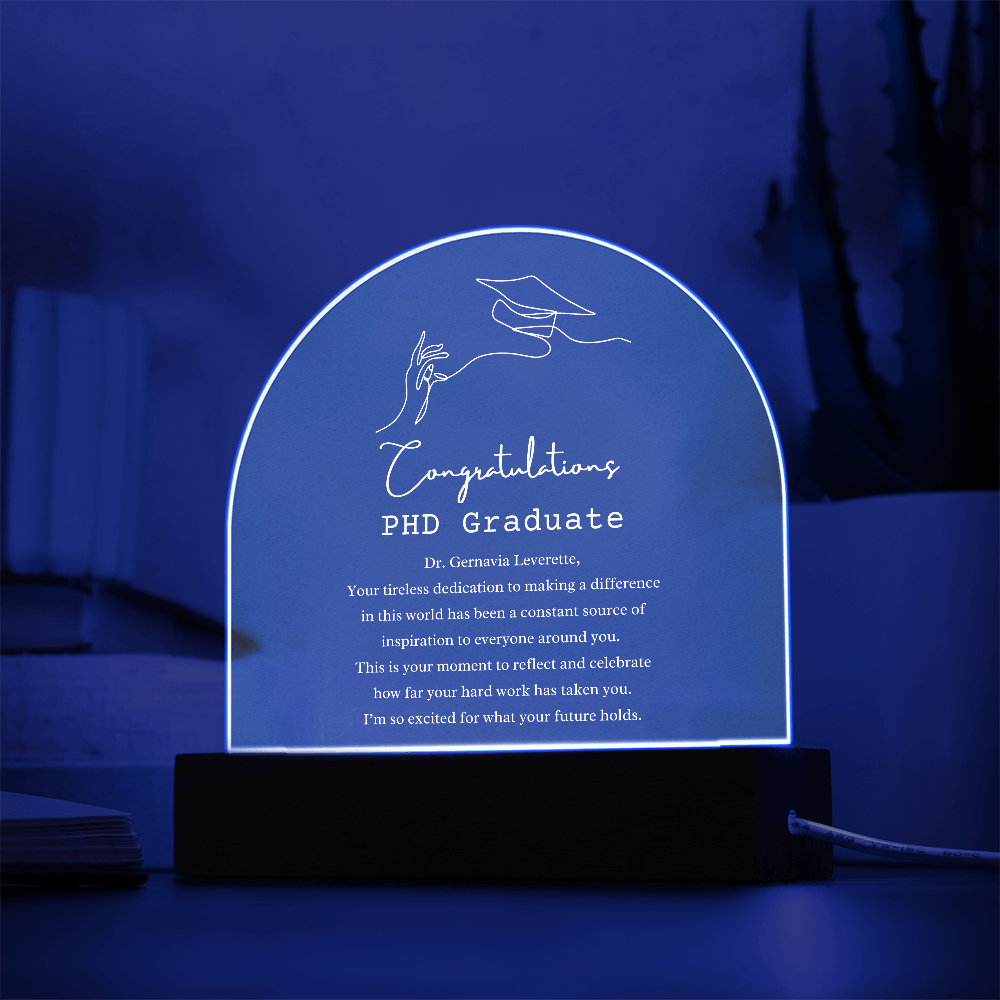 Custom PHD Graduate Arch