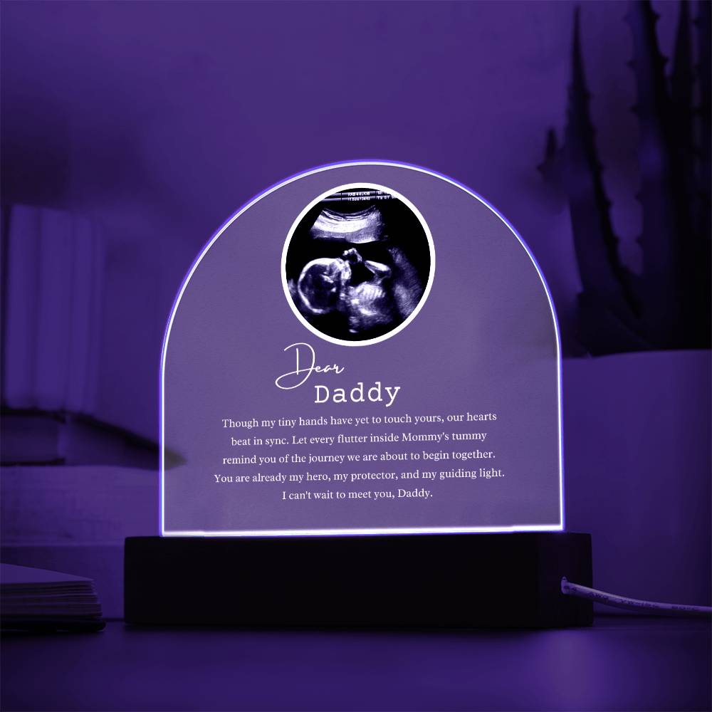 Dear Daddy Acrylic Arch