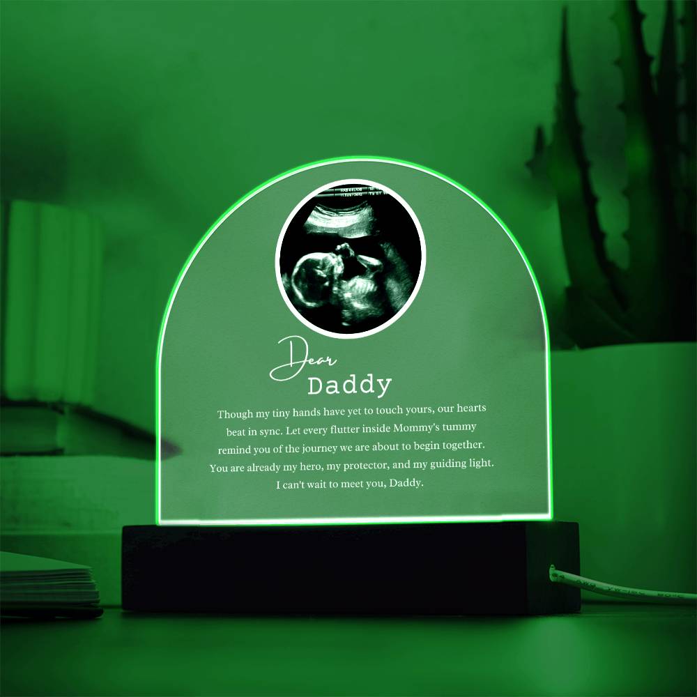Dear Daddy Acrylic Arch