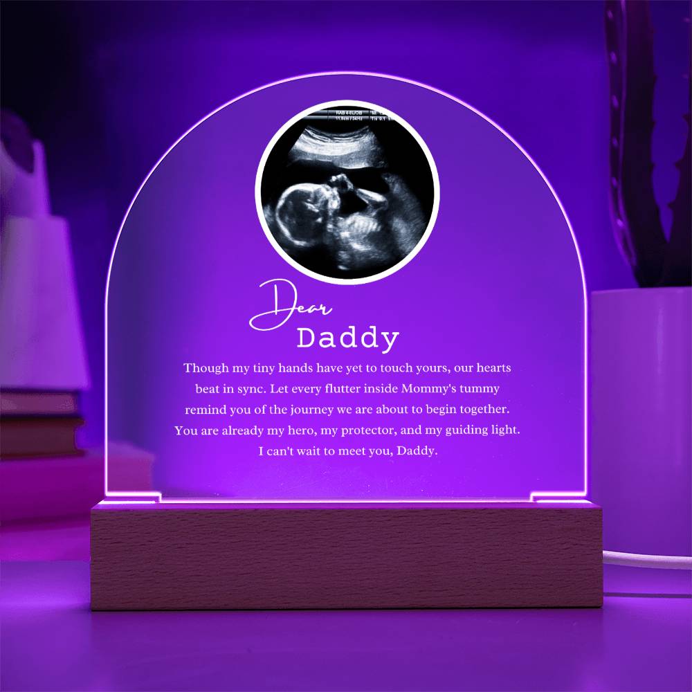 Dear Daddy Acrylic Arch