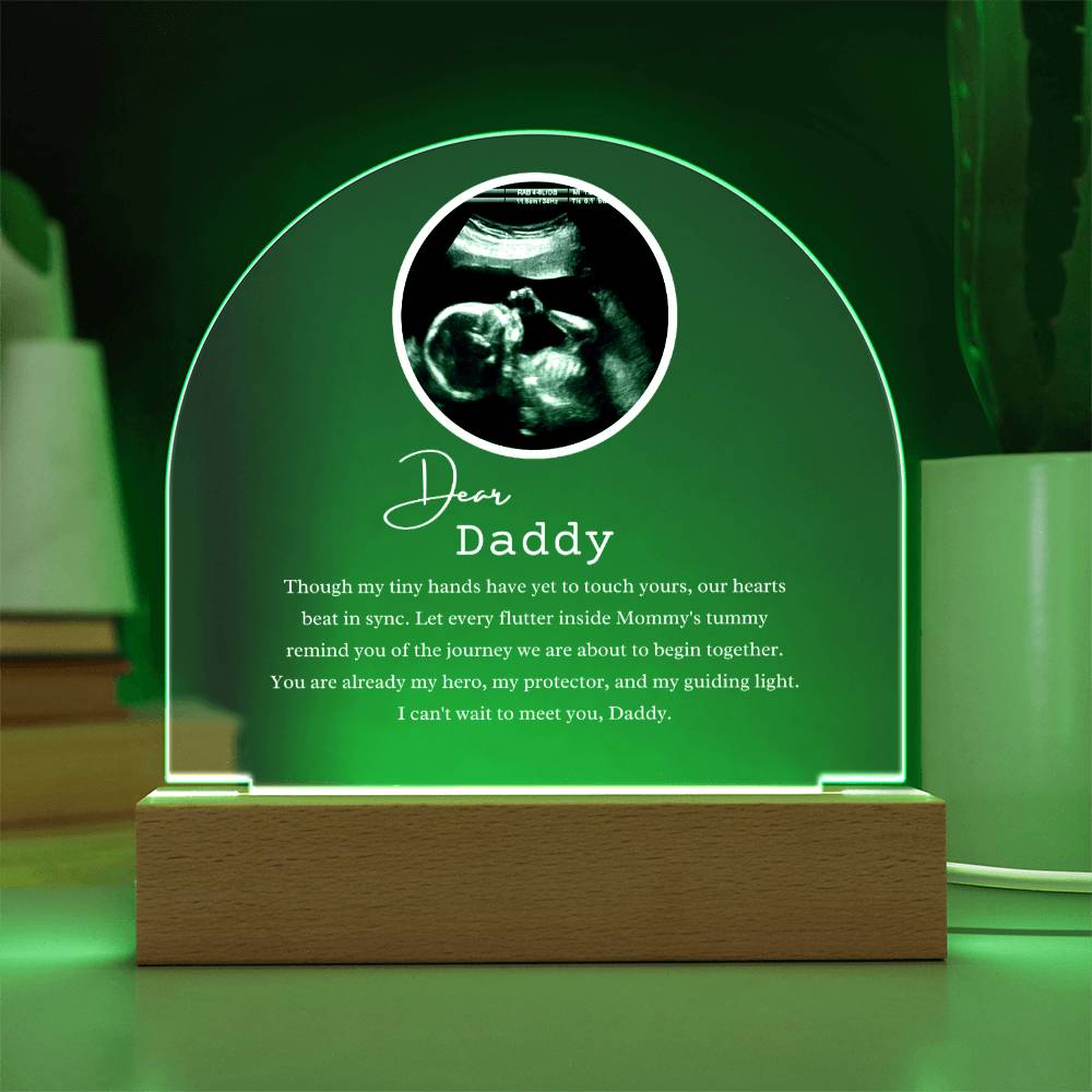 Dear Daddy Acrylic Arch