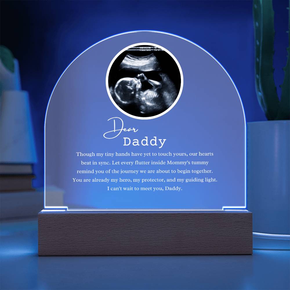 Dear Daddy Acrylic Arch