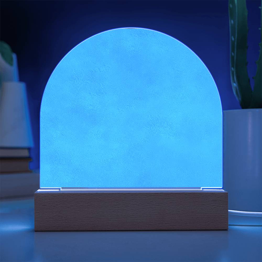 Engraved Acrylic Arch Template
