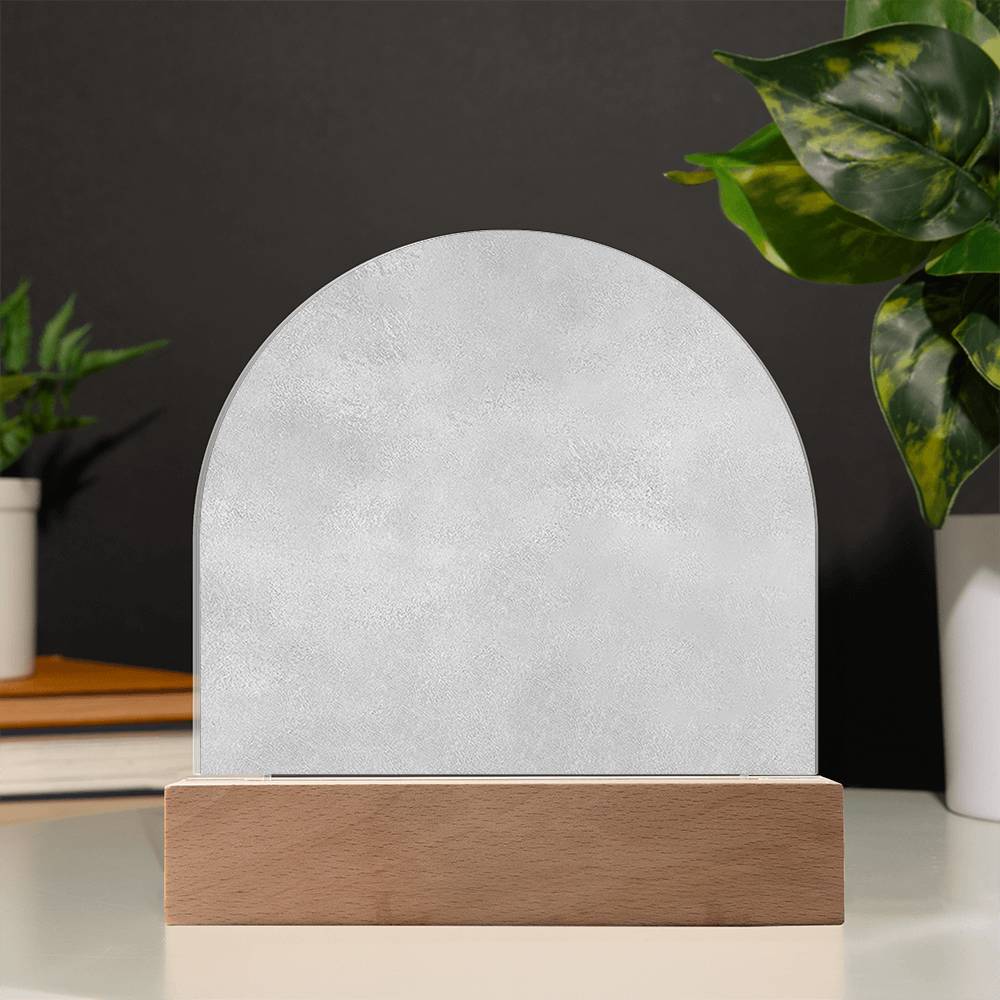 Engraved Acrylic Arch Template