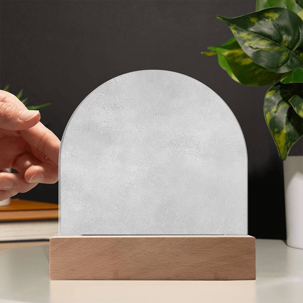 Engraved Acrylic Arch Template