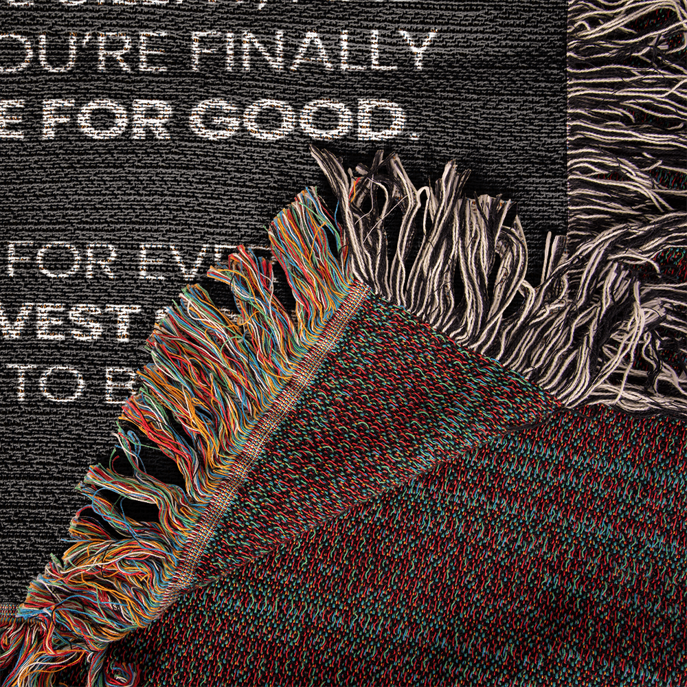 First Responder Horizontal Heirloom Blanket from Wife