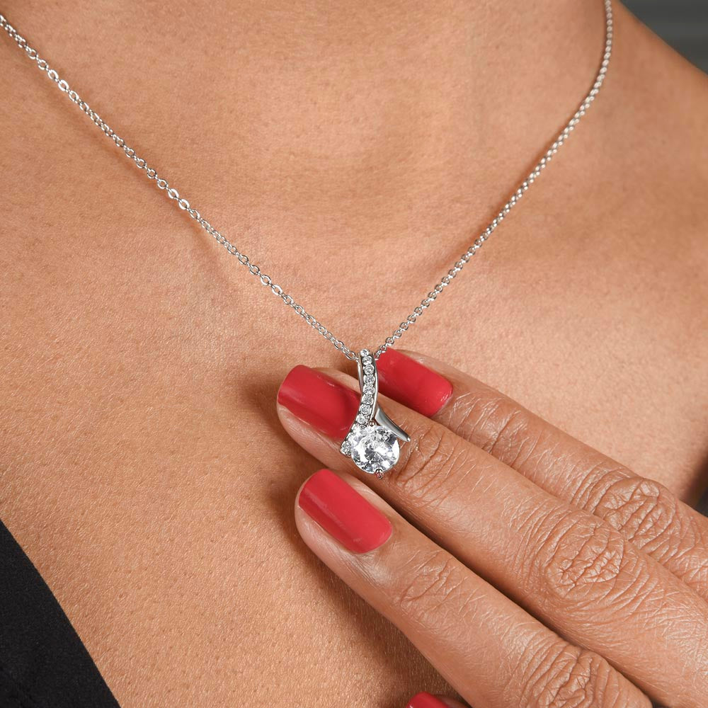 Organ Donor Ribbon Pendant Necklace