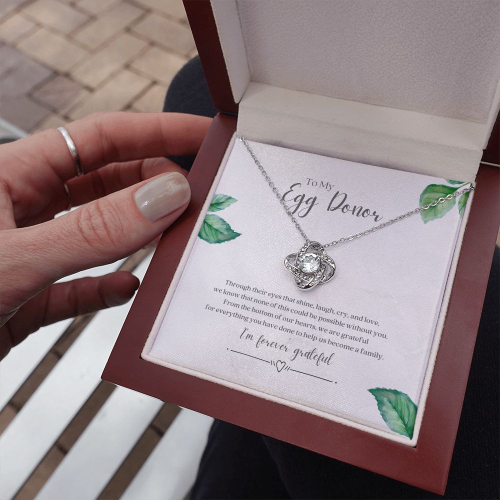 Egg Donor Fertility Necklace Gratitude Gift