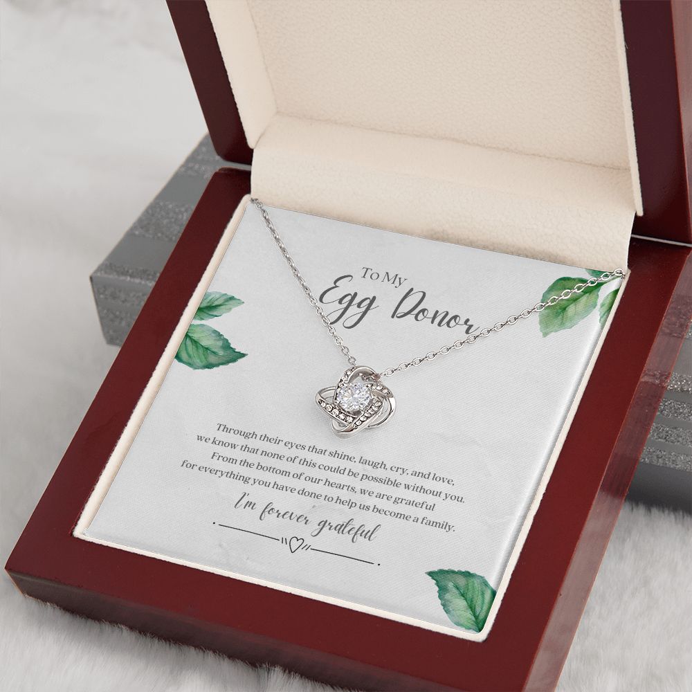 Egg Donor Fertility Necklace Gratitude Gift