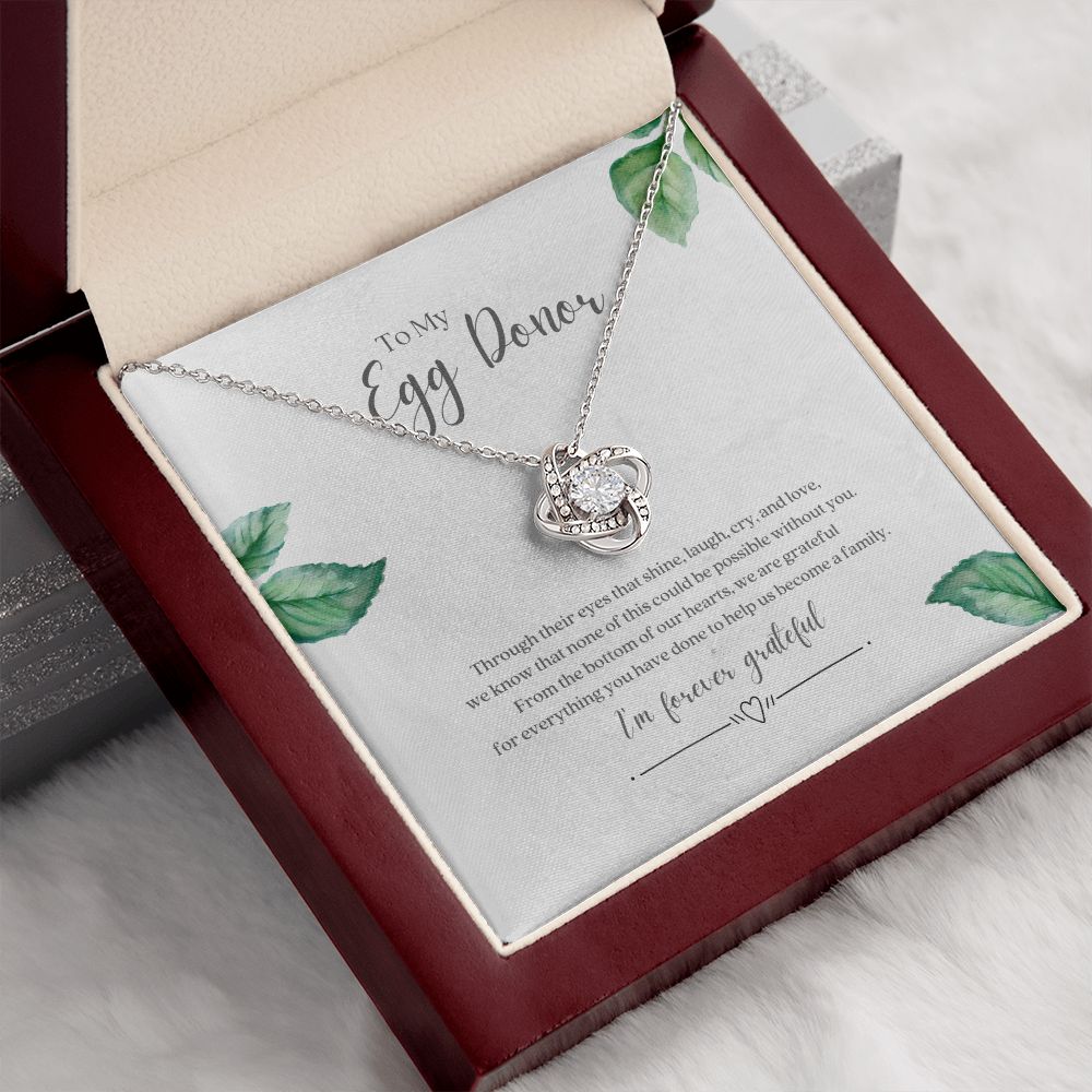 Egg Donor Fertility Necklace Gratitude Gift