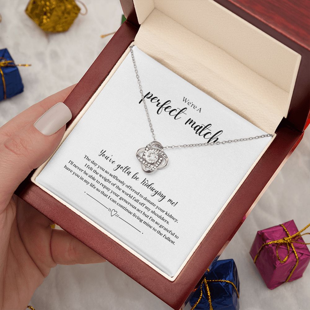 'You've Gotta Be Kidneying Me' Perfect Match Necklace