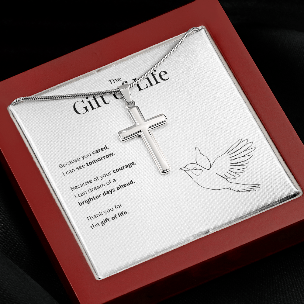 ShineOn Fulfillment Jewelry Gift of Life Artisan Cross Necklace
