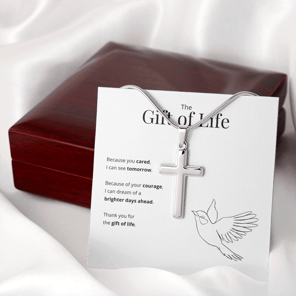 ShineOn Fulfillment Jewelry Gift of Life Artisan Cross Necklace