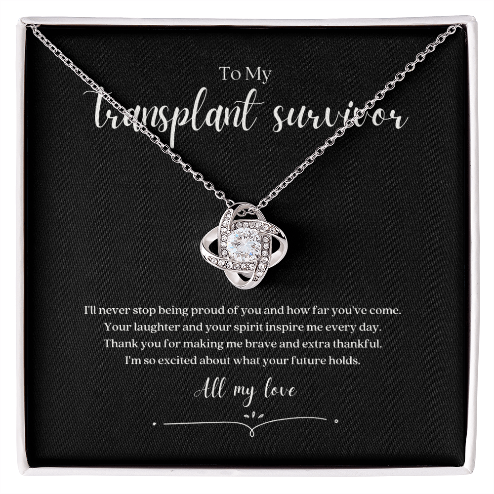 ShineOn Fulfillment Jewelry Standard Box Transplant Survivor Pendant Necklace