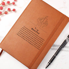 Load image into Gallery viewer, To My Mentor Leather Journal
