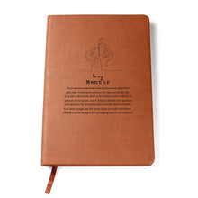 Load image into Gallery viewer, To My Mentor Leather Journal
