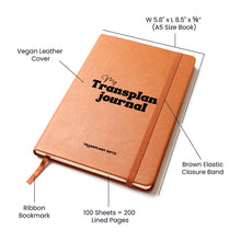 Load image into Gallery viewer, My Transplant Journal — Diary &amp; Planner Notebook for Transplant Recipients
