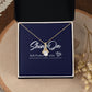 Personalized Ribbon Pendant Necklace