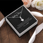 Kidney Donor Ribbon Pendant Necklace