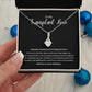 Transplant Hero Personalized Ribbon Pendant Necklace