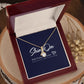 Personalized Ribbon Pendant Necklace
