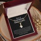 Transplant Anniversary Personalized Ribbon Pendant Necklace