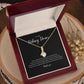 Kidney Donor Ribbon Pendant Necklace