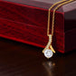 Kidney Donor Perfect Match Personalized Ribbon Pendant Necklace