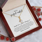 Kidney Donor Perfect Match Personalized Ribbon Pendant Necklace