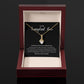 Transplant Hero Personalized Ribbon Pendant Necklace