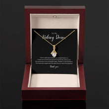 Load image into Gallery viewer, Kidney Donor Ribbon Pendant Necklace
