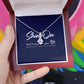 Personalized Ribbon Pendant Necklace
