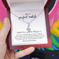 Kidney Donor Perfect Match Personalized Ribbon Pendant Necklace