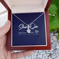 Personalized Ribbon Pendant Necklace