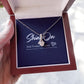 Personalized Ribbon Pendant Necklace