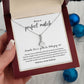 Kidney Donor Perfect Match Personalized Ribbon Pendant Necklace