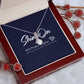 Personalized Ribbon Pendant Necklace