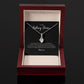 Kidney Donor Ribbon Pendant Necklace