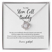 Load image into Gallery viewer, Stem Cell Buddy Knot Pendant Necklace

