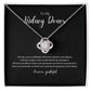 Kidney Donor Knot Necklace - Forever Grateful