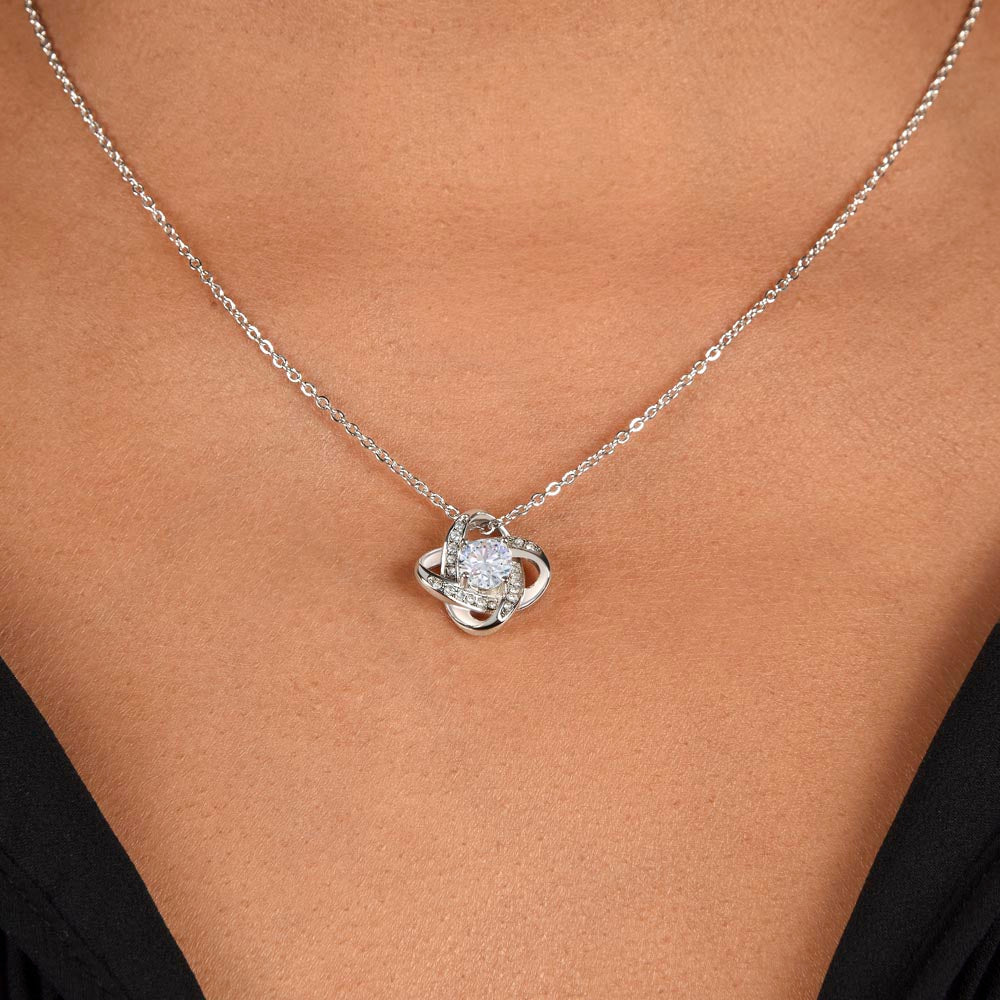 Stem Cell Buddy Knot Pendant Necklace