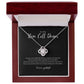 Stem Cell Donor Knot Necklace Black
