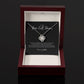 Stem Cell Donor Knot Necklace Black