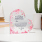 Transplant Anniversary Custom Heart Shaped Acrylic Plaque