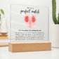 Kidney Donor Perfect Match Acrylic Plaque